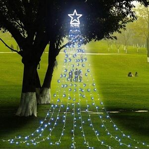 Christmas Tree Star String Lights